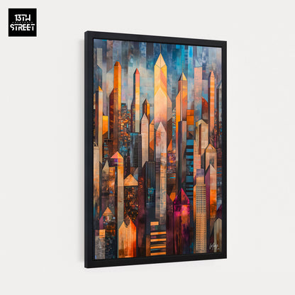 Mody - Résonance Chromique - Toile 40x60x2cm