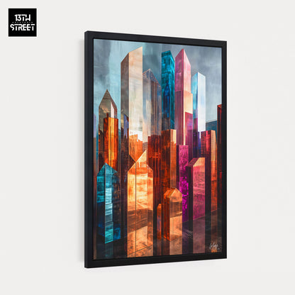 Mody - Cœur Urbain - Toile 40x60x2cm