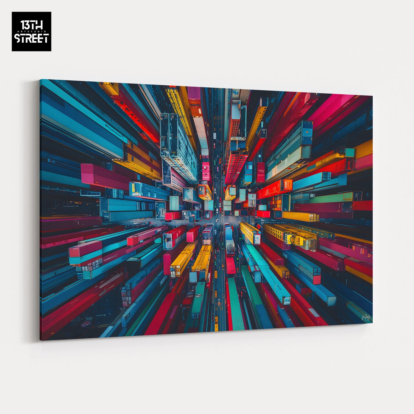 Mody - Géométrie Habitée - Toile