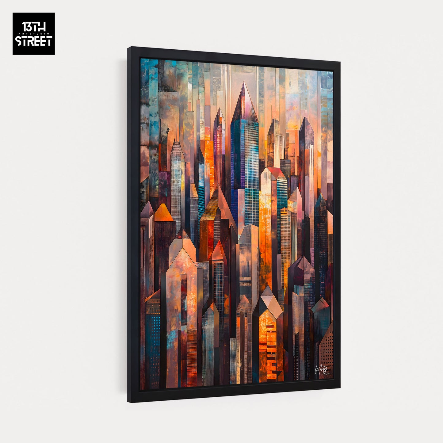 Mody - Équilibre Chromatique - Toile 40x60x2cm