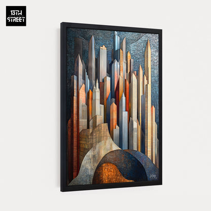 Mody - Héritage Minéral - Toile 40x60x2cm