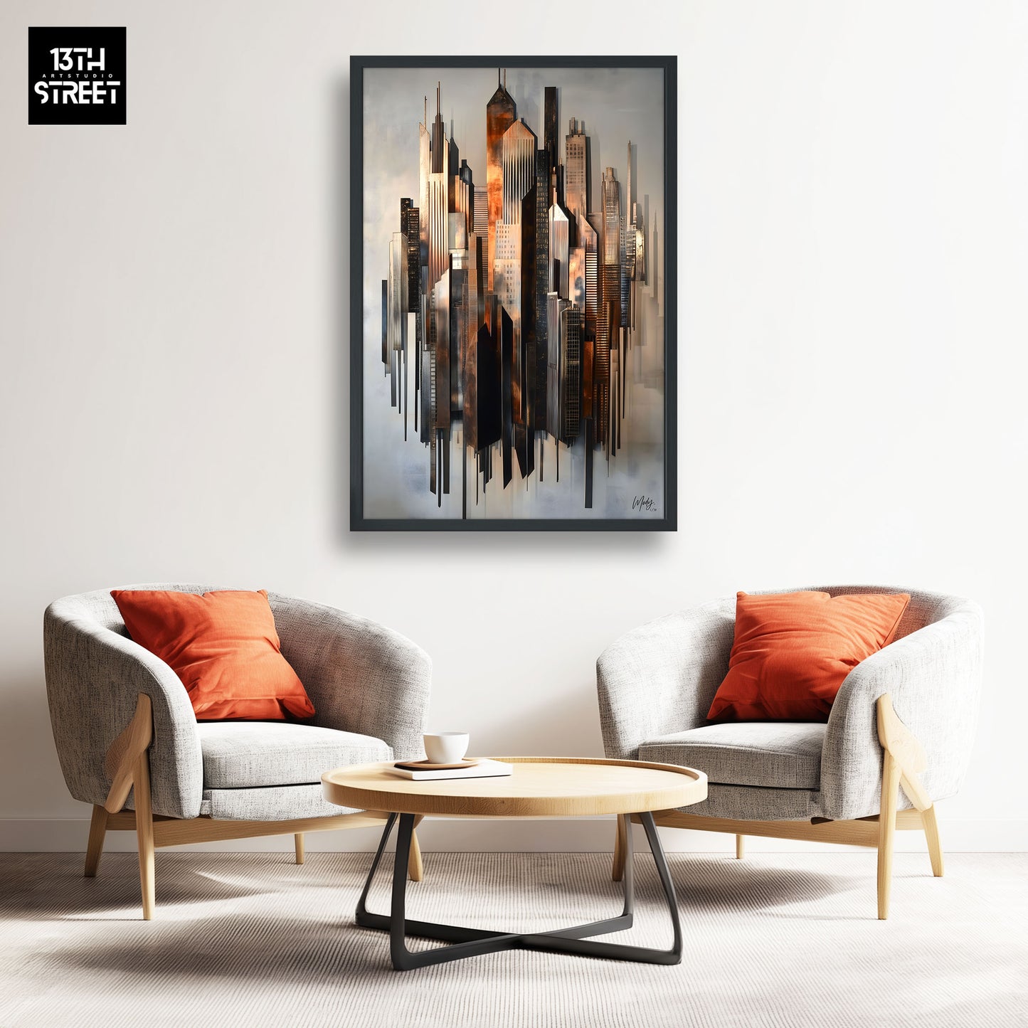 Mody - Bronze Citadin - Toile 40x60x2cm