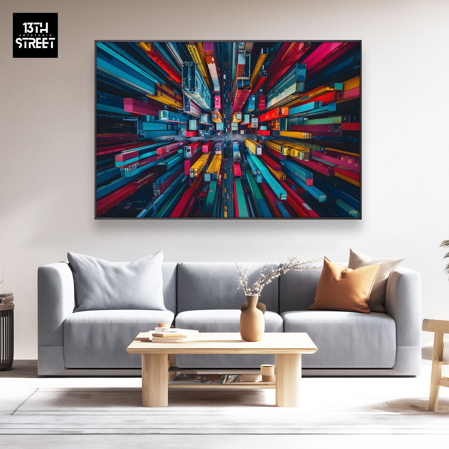 Mody - Géométrie Habitée - Toile