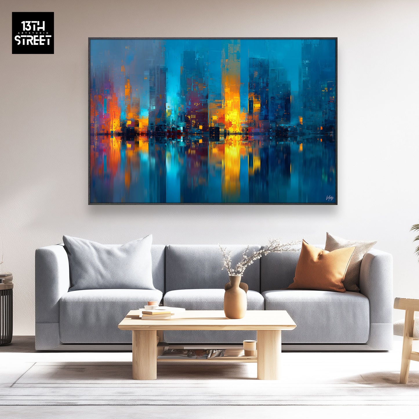 Mody - Profondeur Nocturne - Toile