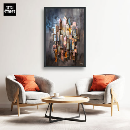 Mody - Ville Opale - Toile 40x60x2cm