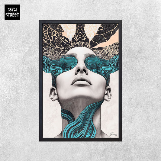 Thirteen - Union Sacrée - Toile - Canvas 40x60x2cm