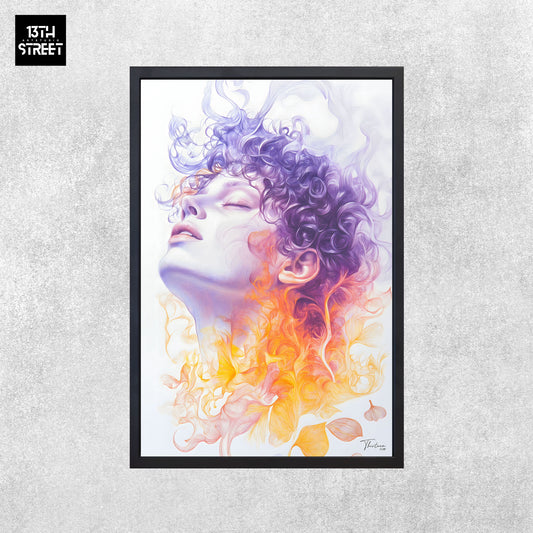 Thirteen - Jardin Céleste - Toile - Canvas 40x60x2cm