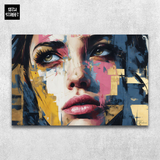 Thirteen - Murmure de rose - Toile