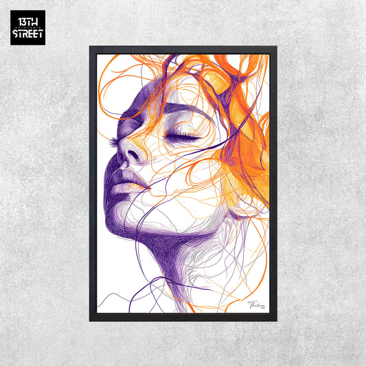 Thirteen - Âme Éveillée - Toile - Canvas 40x60x2cm