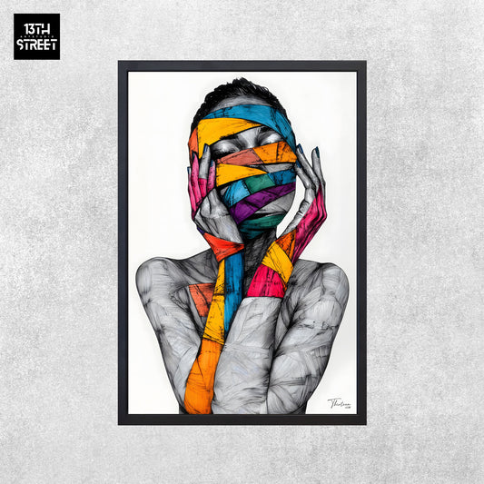 Thirteen - Cœur Ouvert - Toile - Canvas 40x60x2cm