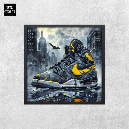 Dreizehn - Nike Jordan von Batman - Leinwand 40x40x2cm