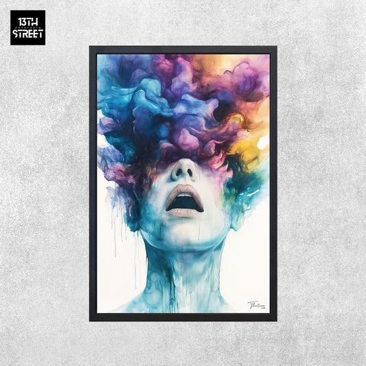 Thirteen - Ivresse Solitaire - Toile - Canvas 40x60x2cm