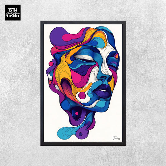 Thirteen - Océan de Paix - Toile - Canvas 40x60x2cm