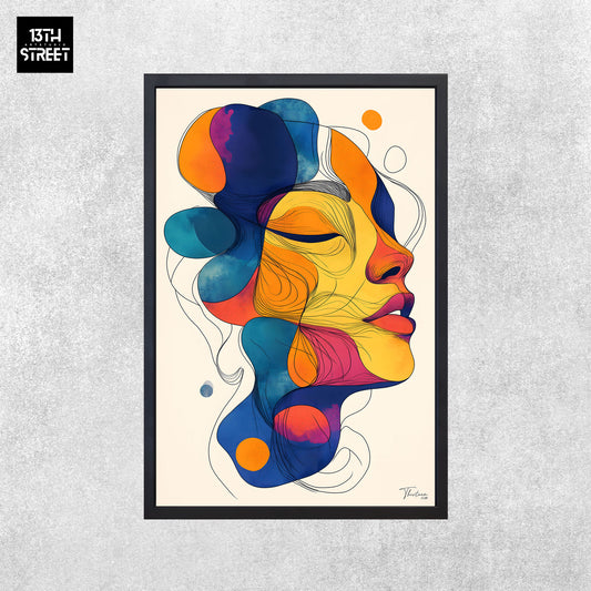 Thirteen - Sourire d’Âme - Toile - Canvas 40x60x2cm