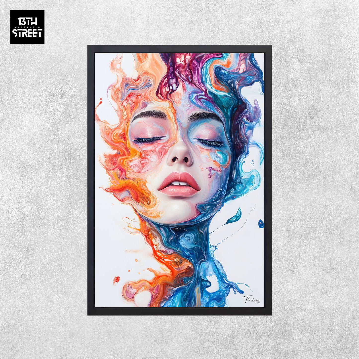 Thirteen - Extase Éternelle - Toile - Canvas 40x60x2cm