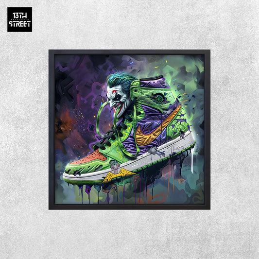 Dreizehn - Nike Jordan von Joker - Leinwand 40x40x2cm