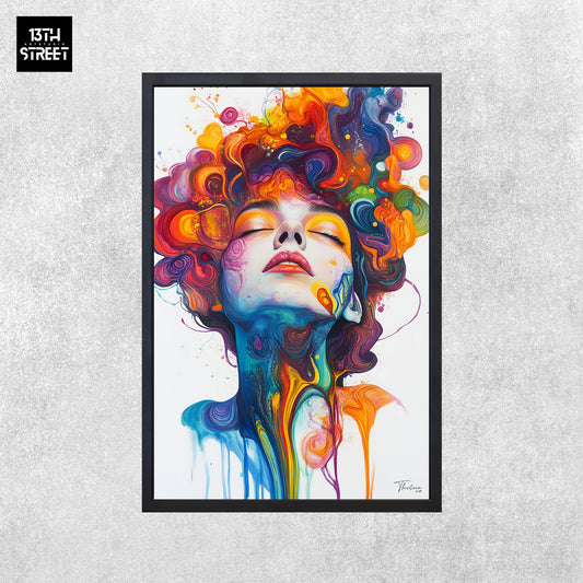 Thirteen - Pulsation Secrète - Toile - Canvas 40x60x2cm