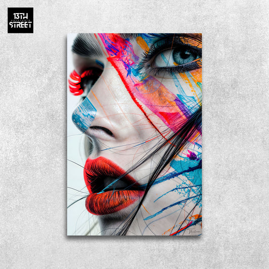 Thirteen - Intense Colorful Look - Canvas