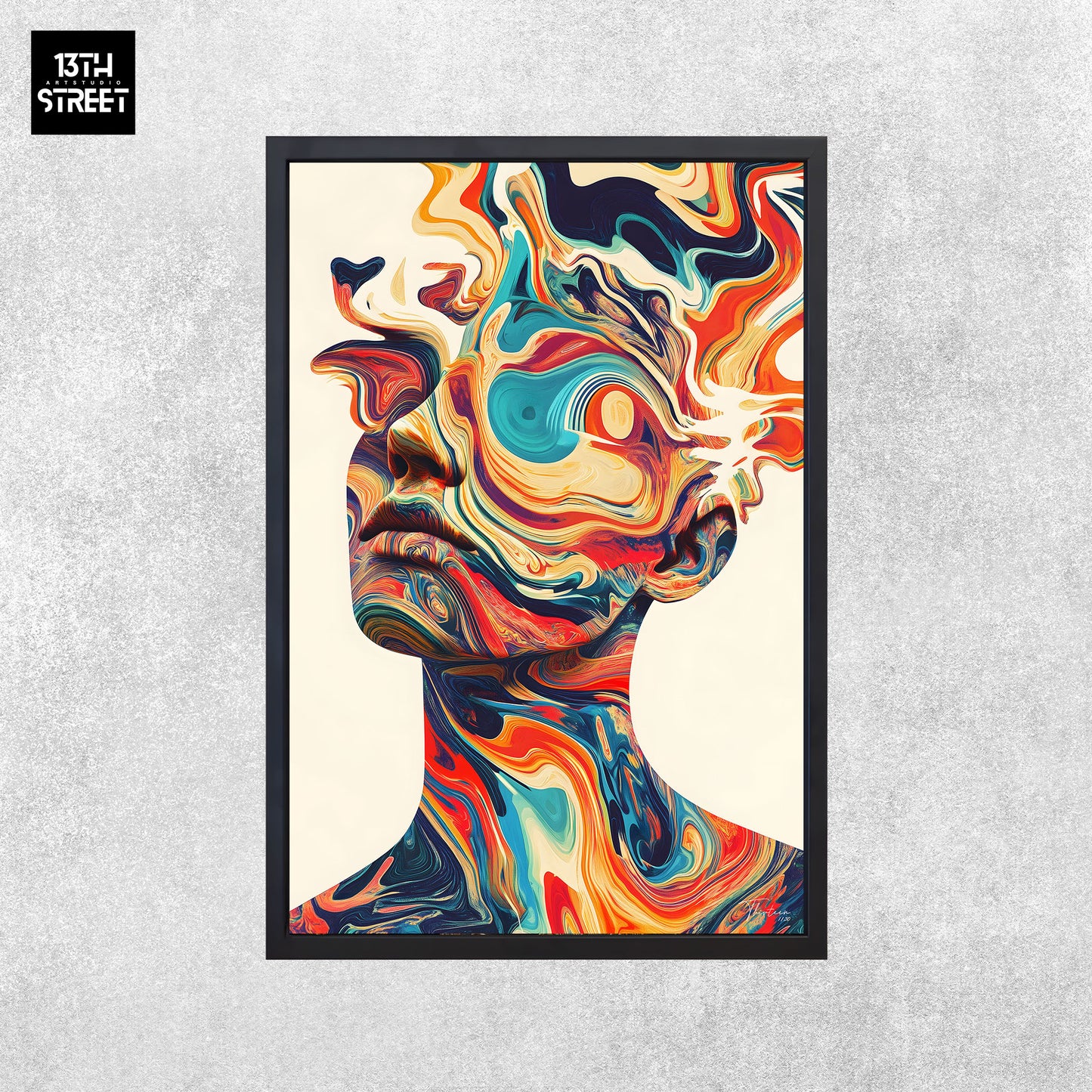 Thirteen - Éveil Lumineux - Toile - Canvas 40x60x2cm