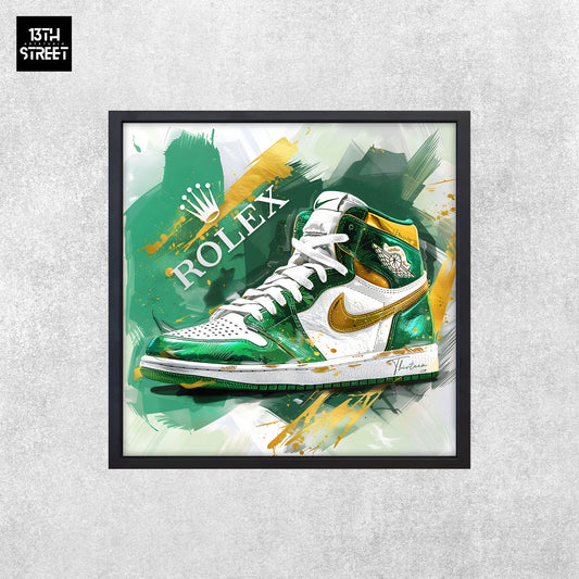 Thirteen - Nike Jordan by Rolex - Toile 40x40x2cm