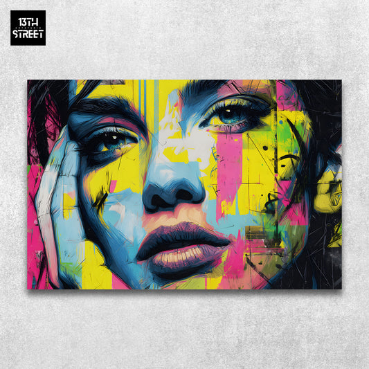 Thirteen - Éclat d’iris - Toile