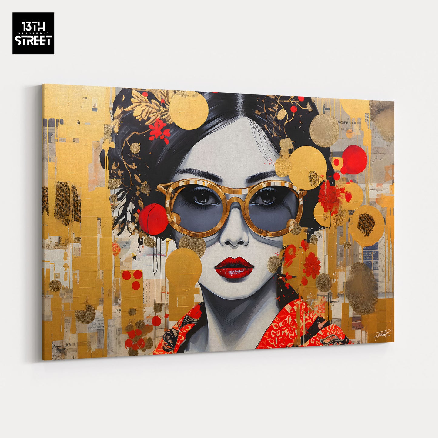 Thirteen - Free Geisha - Canvas