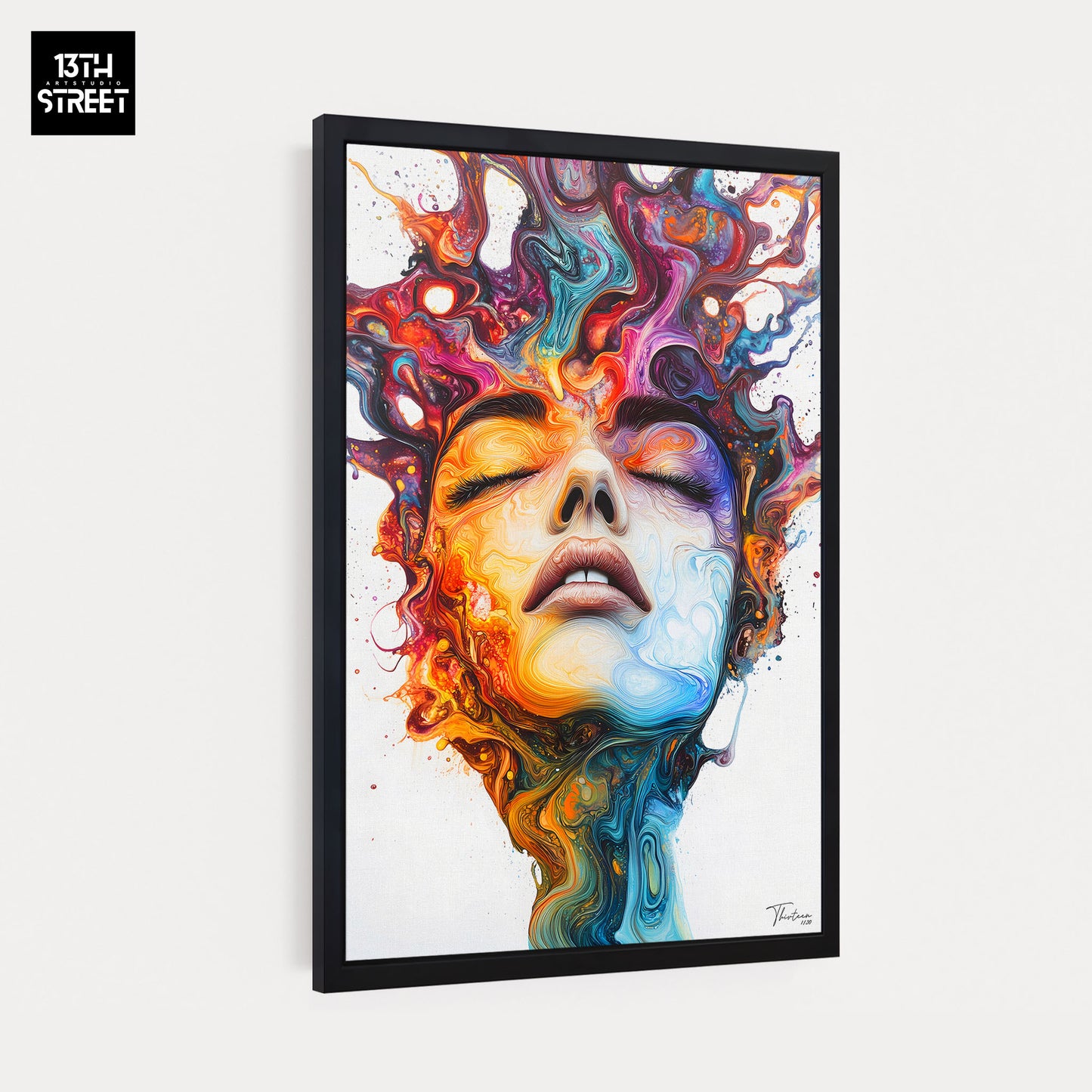 Dreizehn - Flamme Intime - Leinwand - 40x60x2cm