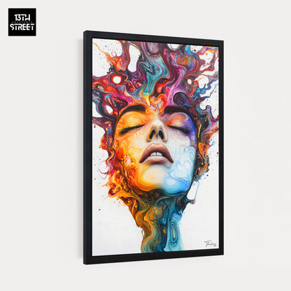 Dreizehn - Flamme Intime - Leinwand - 40x60x2cm
