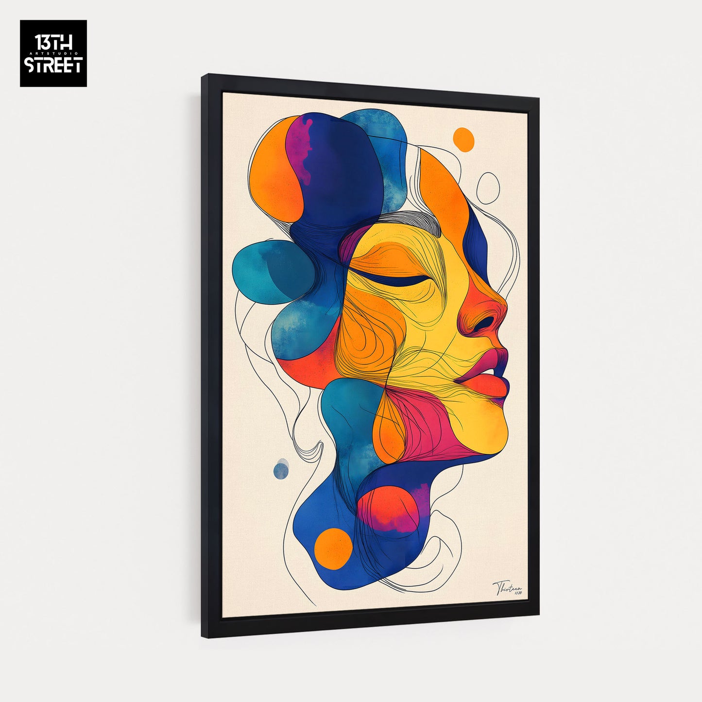 Thirteen - Sourire d’Âme - Toile - Canvas 40x60x2cm