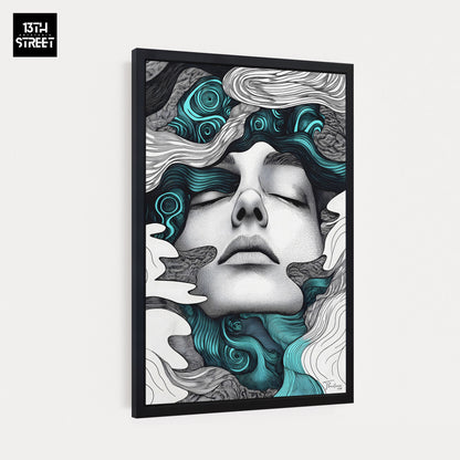 Thirteen - Unendlicher Frieden - Leinwand - 40x60x2cm