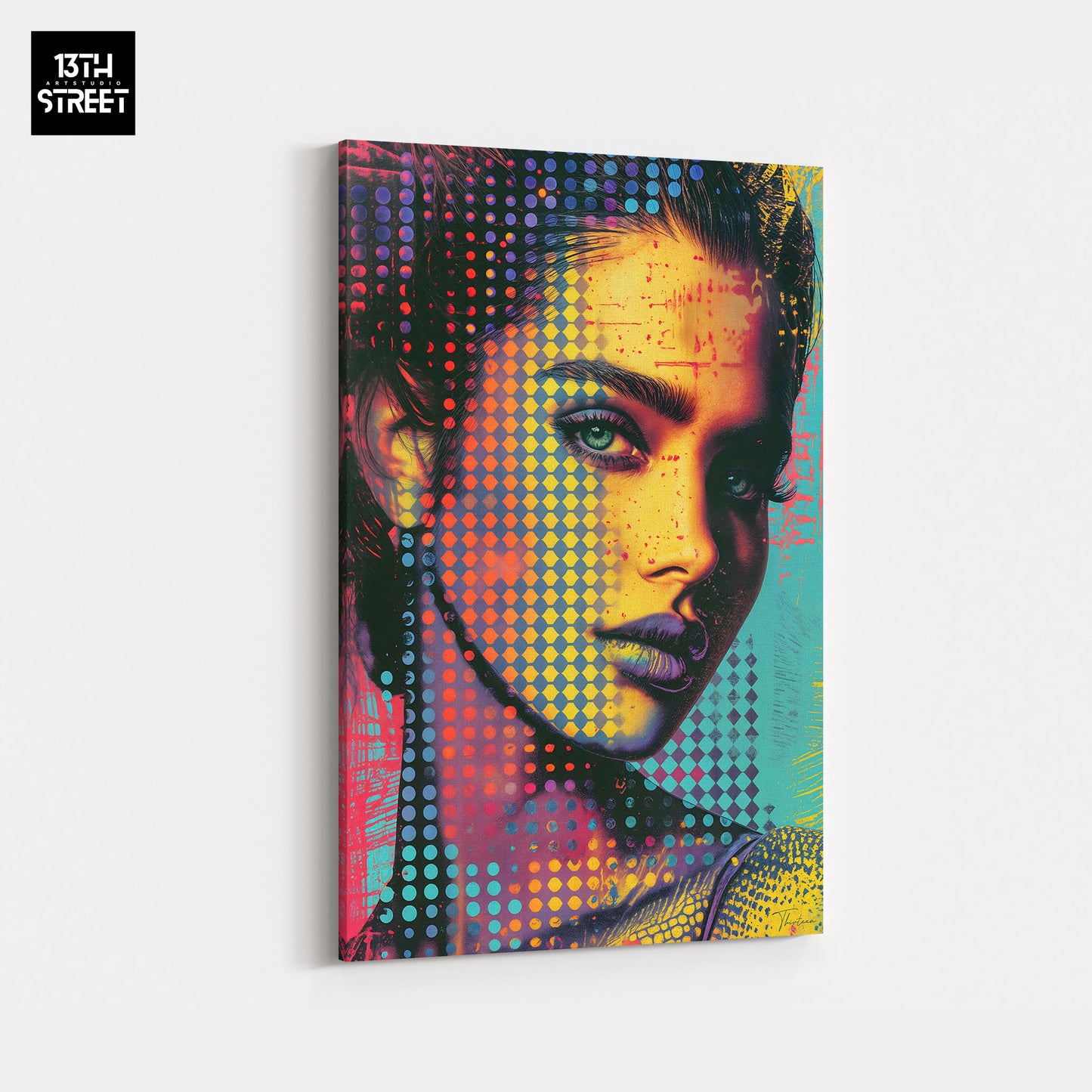 Thirteen - Holographic Palette - Canvas