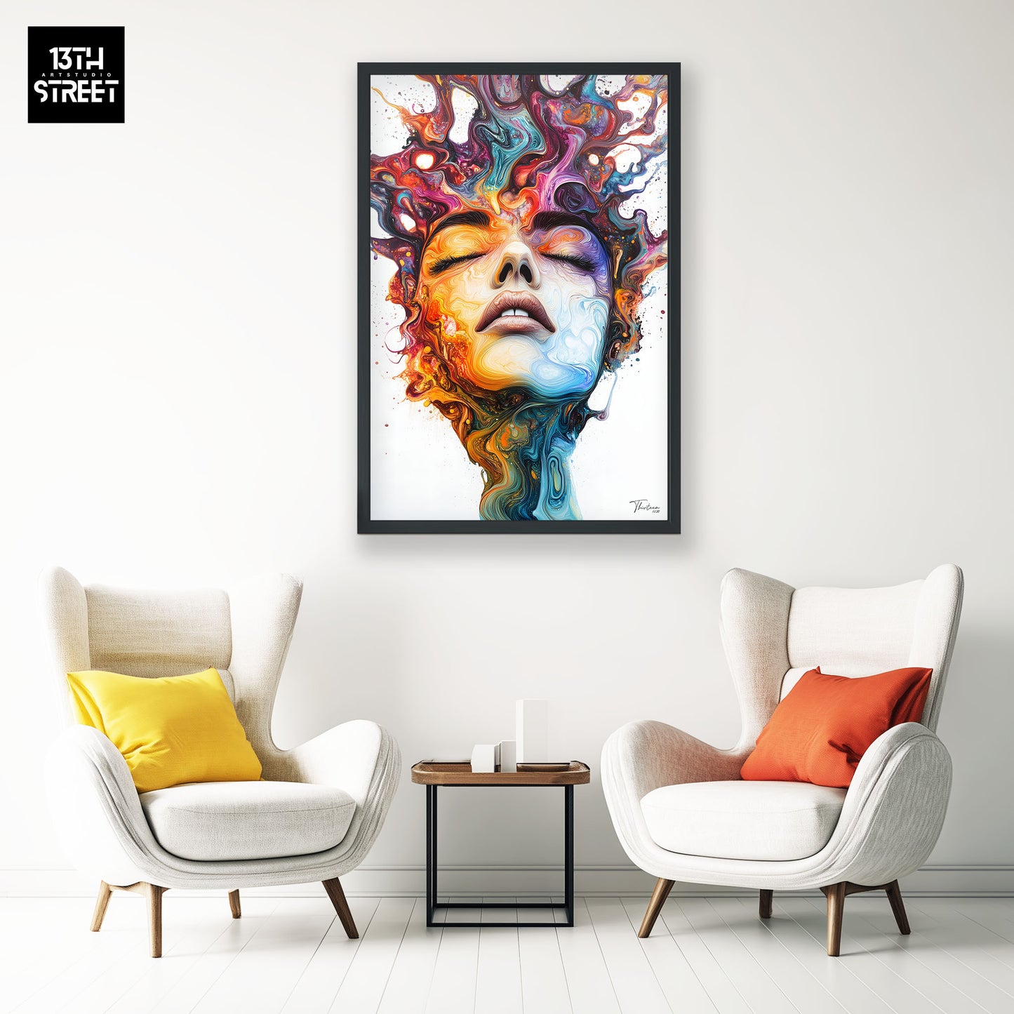 Dreizehn - Flamme Intime - Leinwand - 40x60x2cm