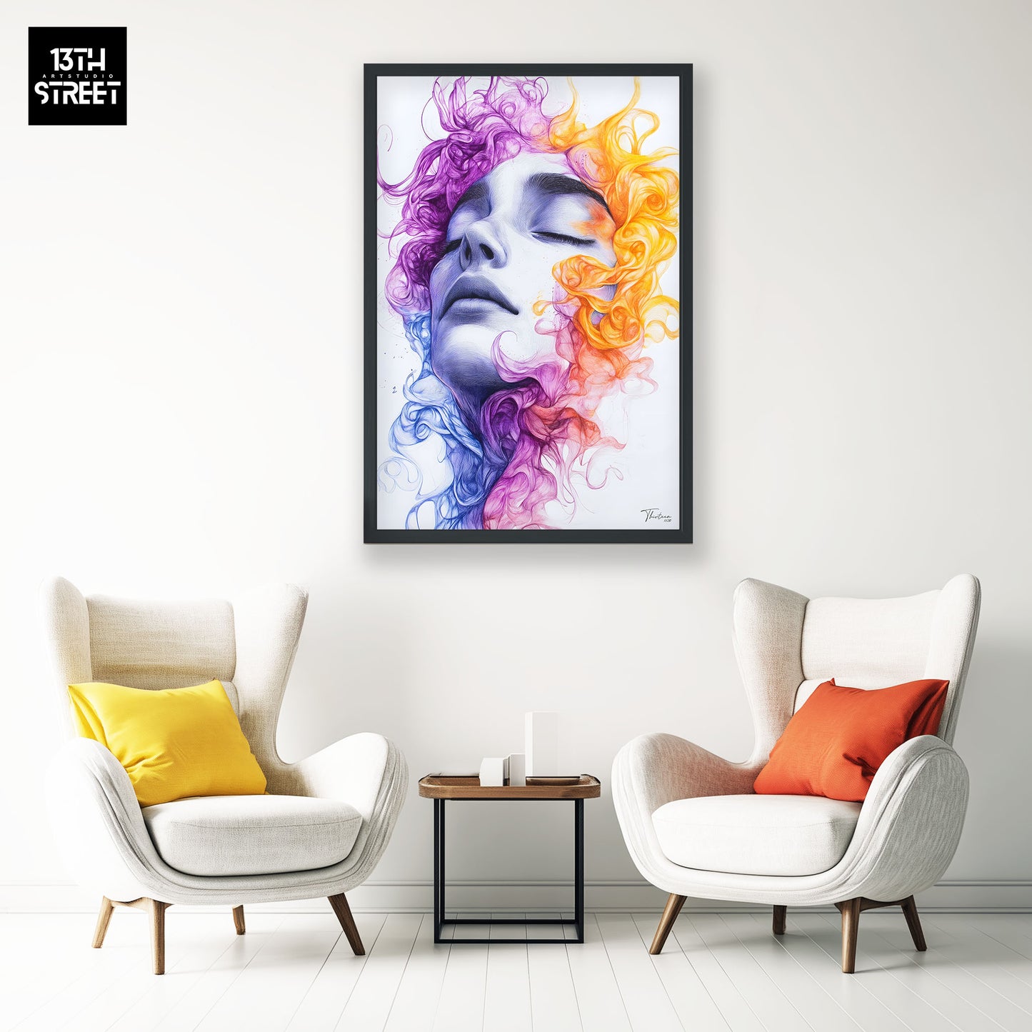 Thirteen - Voix Intérieure - Toile - Canvas 40x60x2cm