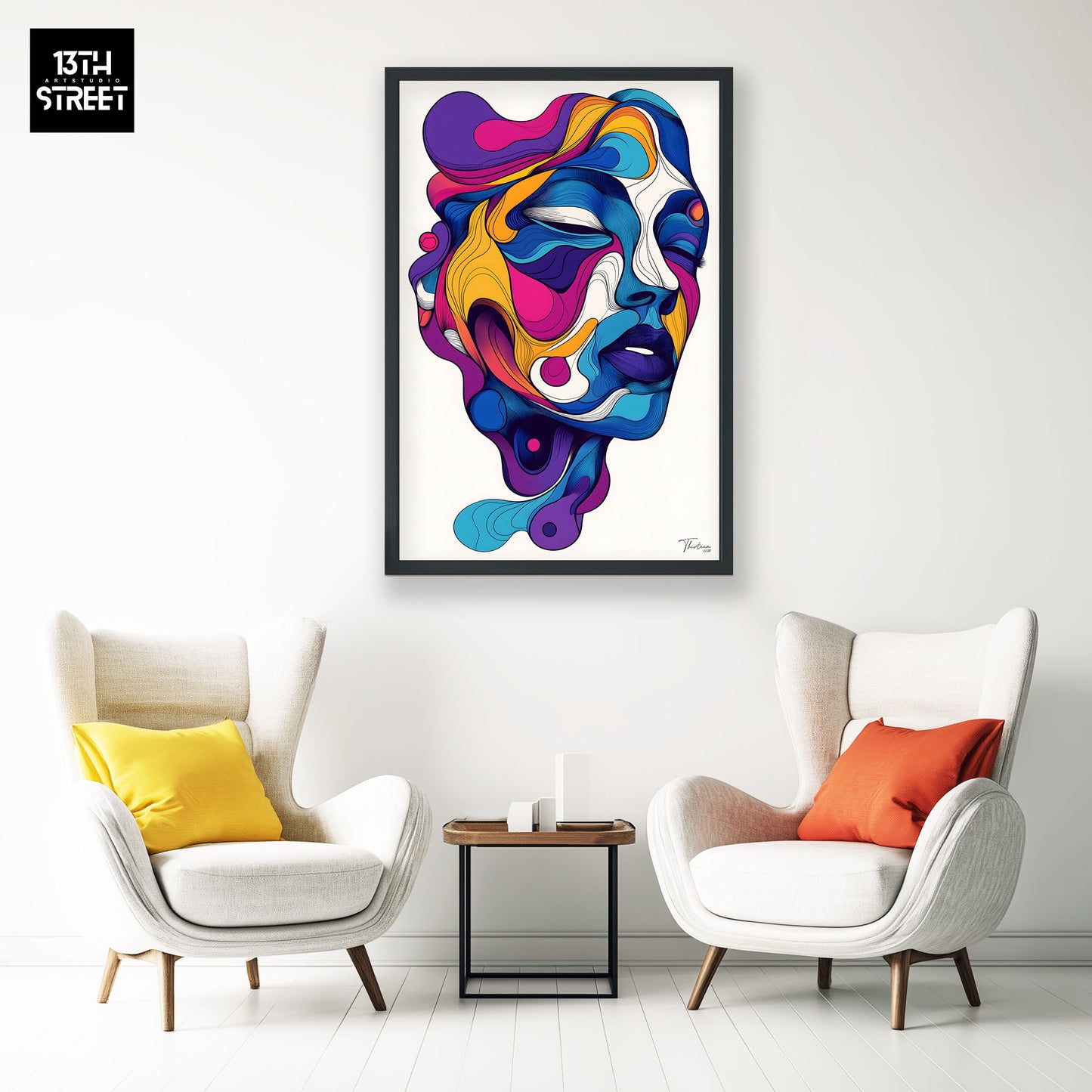 Thirteen - Océan de Paix - Toile - Canvas 40x60x2cm