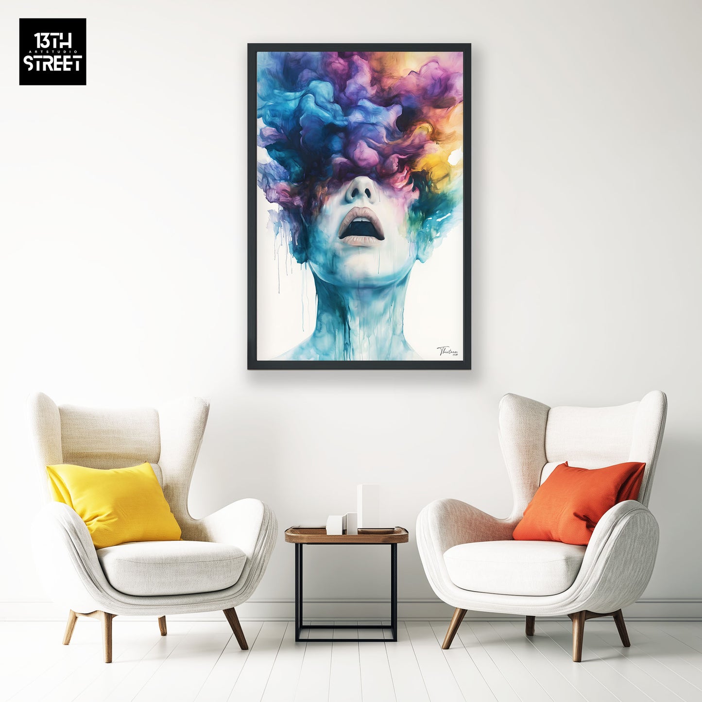 Thirteen - Ivresse Solitaire - Toile - Canvas 40x60x2cm