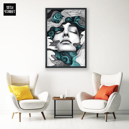 Thirteen - Unendlicher Frieden - Leinwand - 40x60x2cm