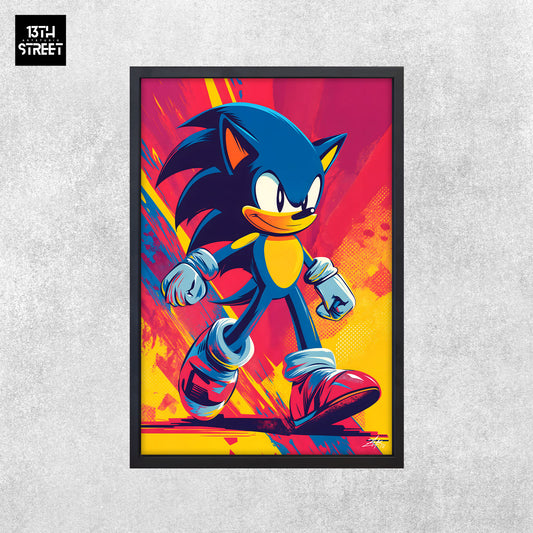 Zak - Sonic Pop - Canvas 40x60x2cm