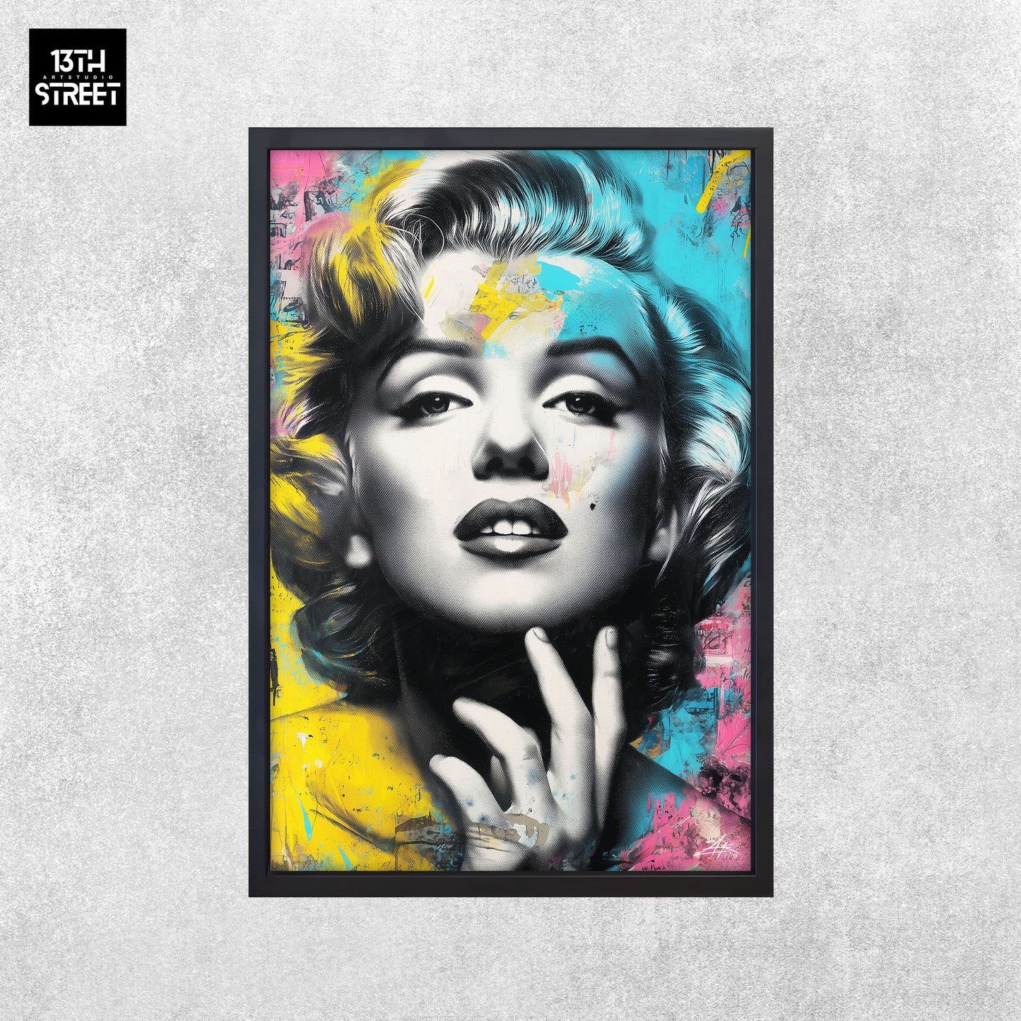Zak - Marilyn Monroe Pop-Art-Ikone - Leinwand 40x60x2cm