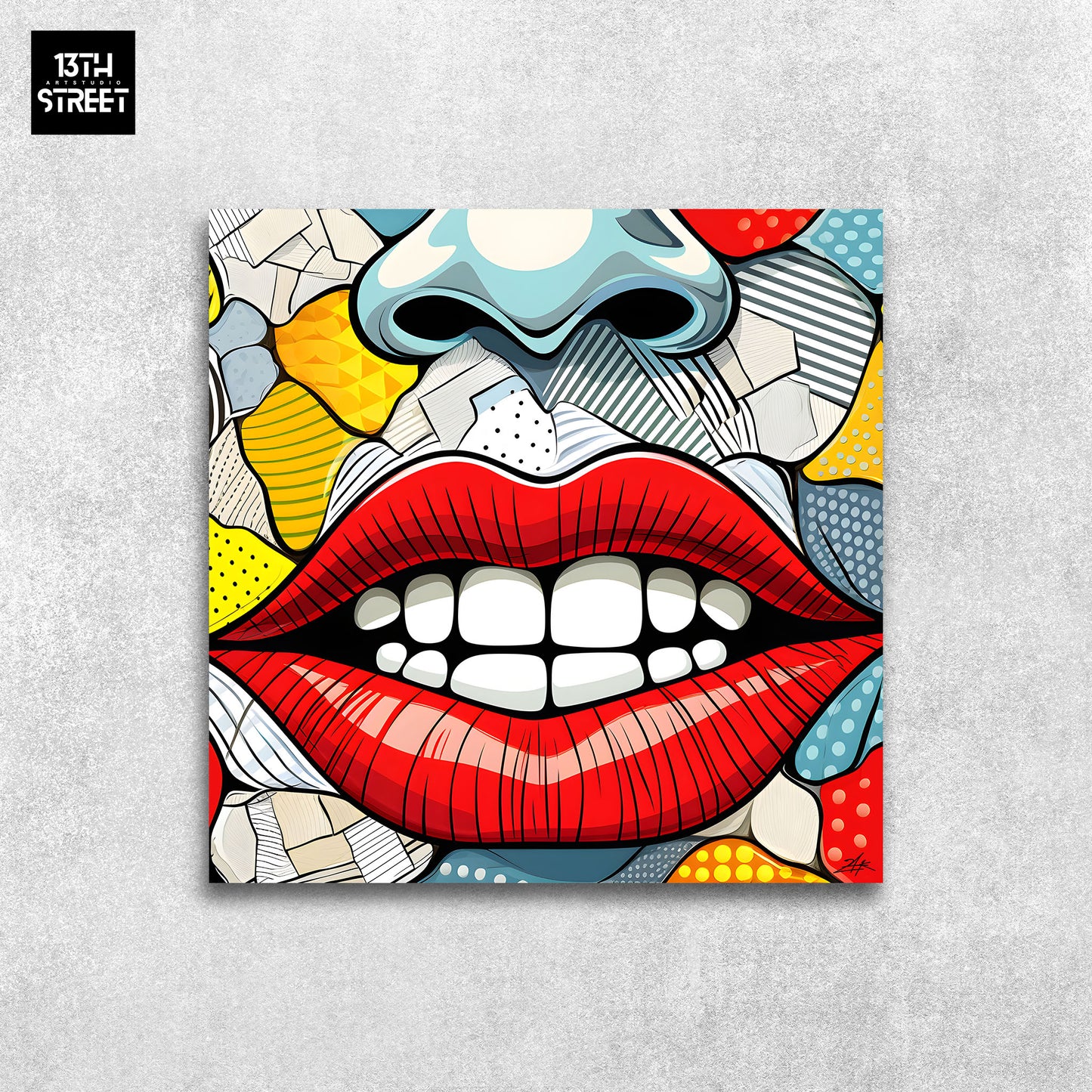 Zak - Retro Mouth - Canvas