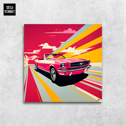 Zak - Mustang Ride - Canvas