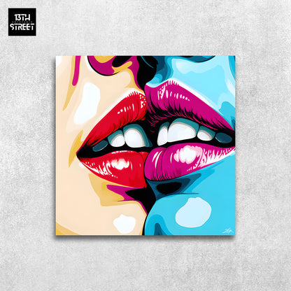 Zak - Colorful Kiss - Canvas