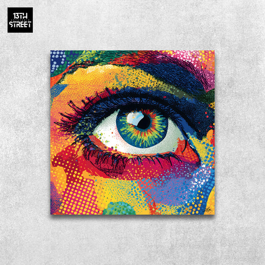 Zak - Prismatic Eye - Toile