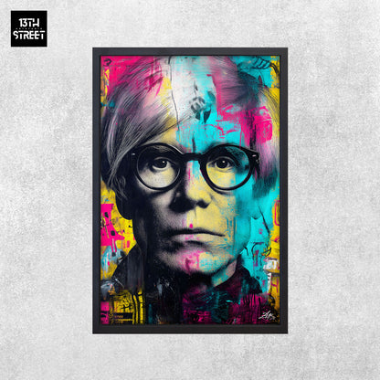 Zak - Andy Warhol Pop Art Muse - Leinwand 40x60x2cm