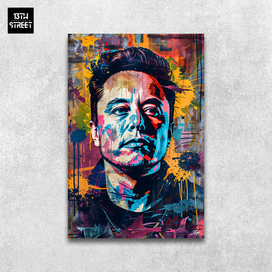 Zak - Elon Musk Tech Titan - Canvas