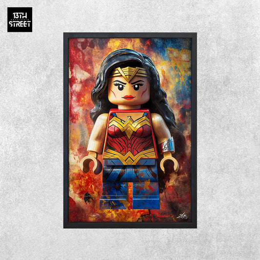 Zak - Lego Wonder Woman - Leinwand 40x60x2cm