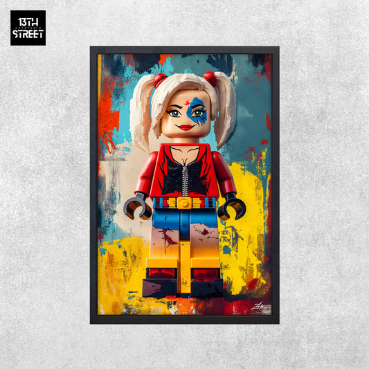 Zak - Lego Harley Quinn - Leinwand 40x60x2cm