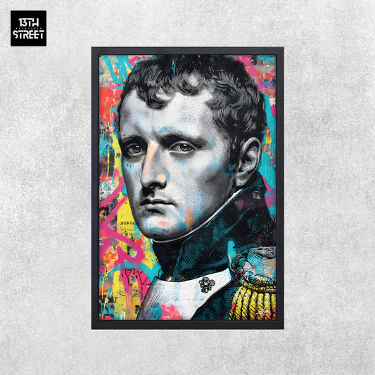 Zak - Napoleon Pop-Art-Ikone - Leinwand 40x60x2cm