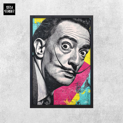 Zak - Salvador Dalí Égérie Pop Art - Toile 40x60x2cm
