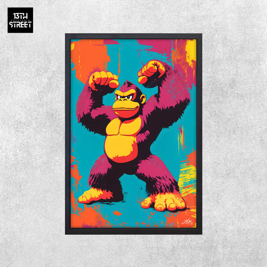 Zak – Donkey Kong Pop – Leinwand 40 x 60 x 2 cm