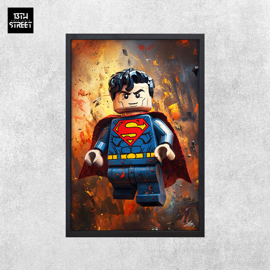 Zak - Lego Superman - Toile 40x60x2cm